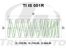 Пружина для лифтинга + 2 дюйма (50мм) - (TI) BIGHORN UBS25,69 Сторона установки: REAR Артикул: TI IS 001R